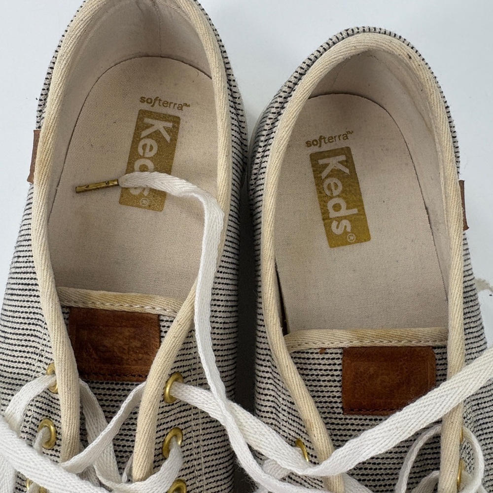 Keds Women's Casual Sneakers - Navy and White 7.5 - Picture 2 of 8